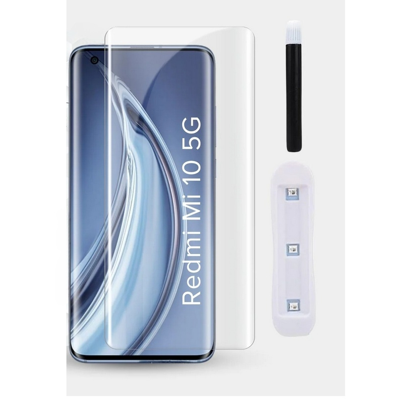Jual TEMPERED GLASS UV FULL CURVE XIAOMI MI 10 5G / MI 10 PRO 5G / MI ...