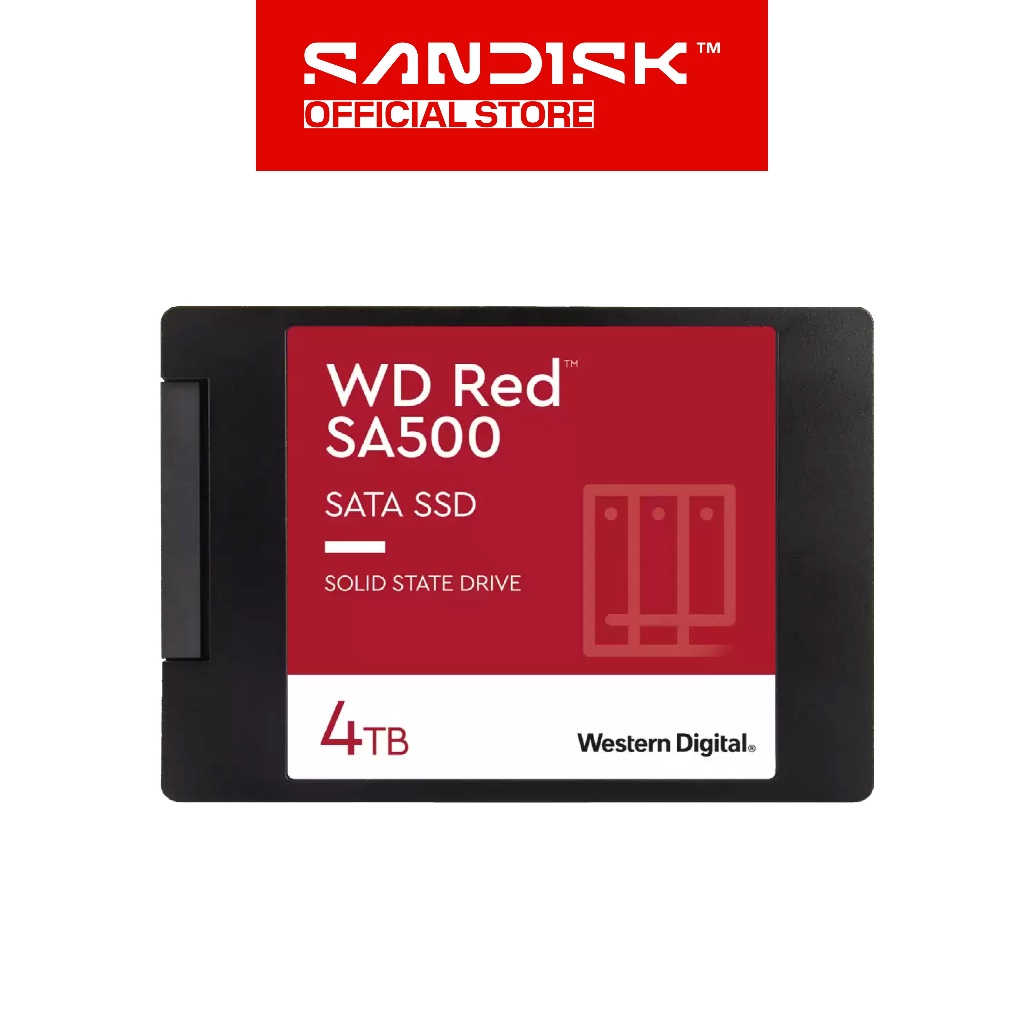 WD Red SA500 NAS SSD 500GB / 1TB / 2TB  / 4TB SATA III (4)