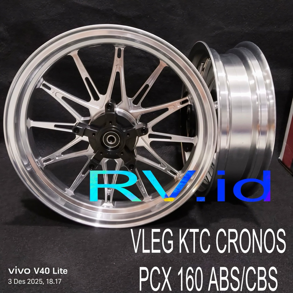 Jual VELG KTC RACING CHRONOS PCX 160 DEPAN RING 14 x275 BELAKANG RING ...