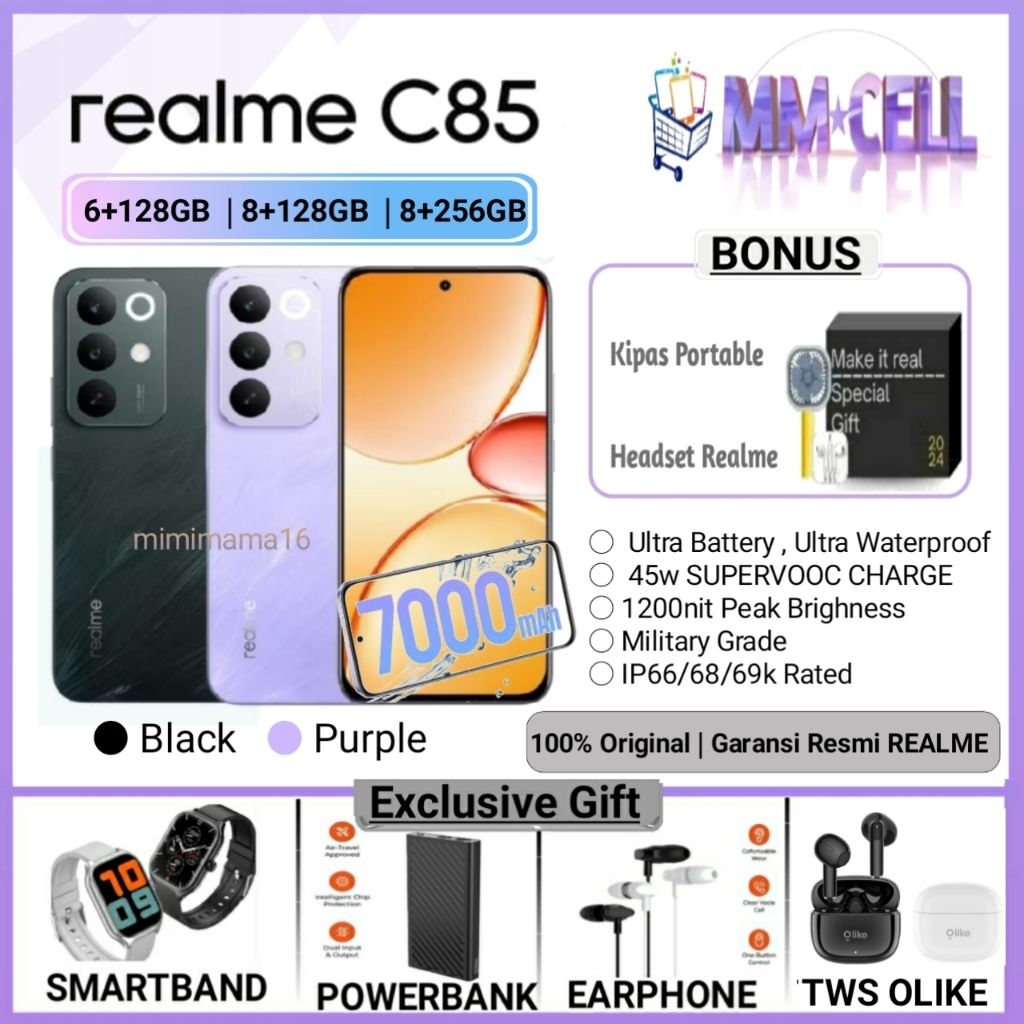 Jual Realme C85 Terlengkap & Harga Terbaru Agustus 2026 | Shopee Indonesia