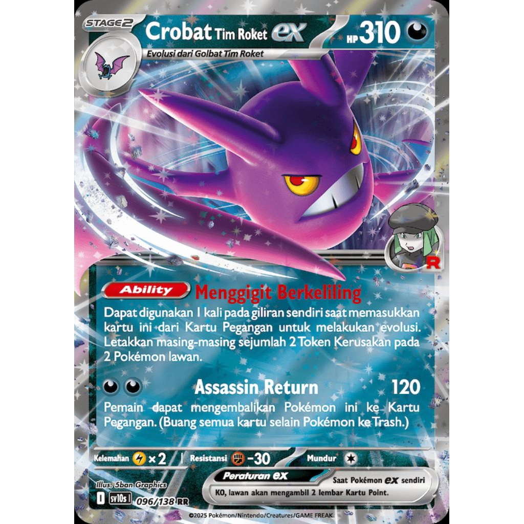 Jual Crobat Ex RR Pokemon TCG Indonesia | Shopee Indonesia