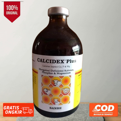 Jual CALCIDEX PLUS Injeksi 100 ml – Larutan Ca, P & Mg untuk Mengatasi ...