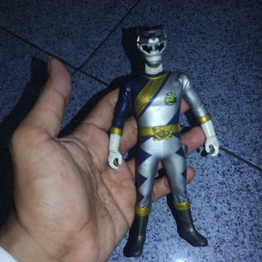 Jual Gao Ranger Gao Silver Power Rangers Sentai Heroes Series 17cm ...