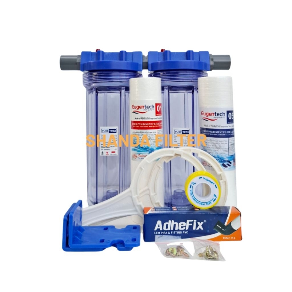 Jual Paket Filter Air 2 Saringan Untuk Air Kotor (Sedimen + Sedimen ...