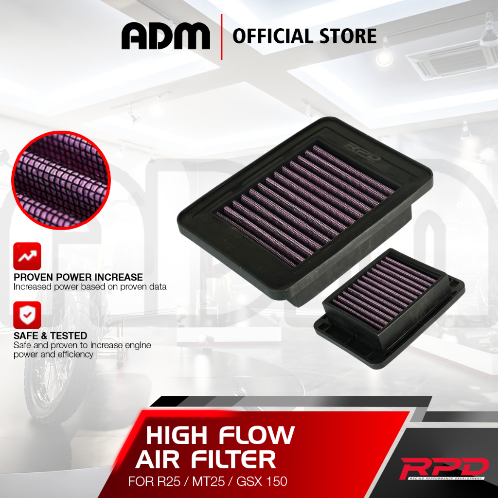 Jual RPD Air Filter R25/MT 25 (High Flow) | Shopee Indonesia