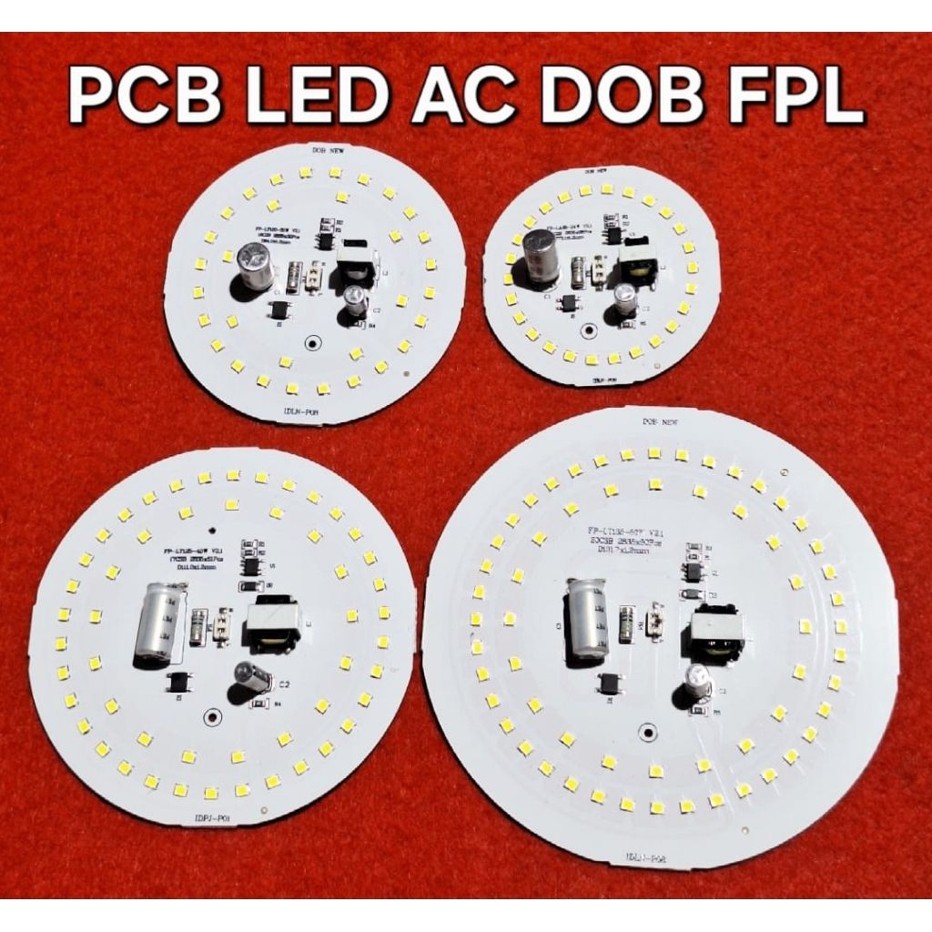 Jual PCB LED AC DOB FPL 24 30 40 50 WATT | Shopee Indonesia