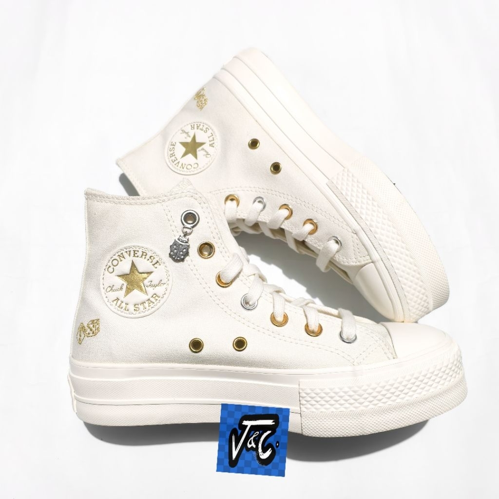 Jual Converse Chuck Taylor All Star Lift Platform Luck Charms ...