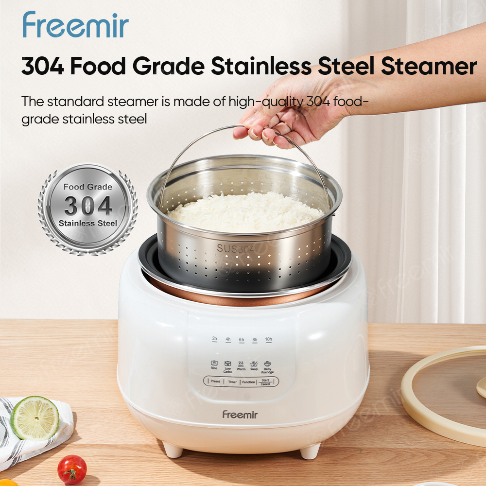 Jual freemir Electric Rice & Slow Cooker 1.2L + Steamer 304 | Magic Com ...