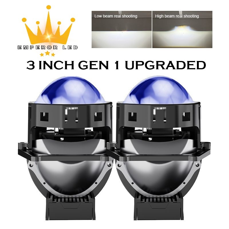Jual BILED 3 INCH FLAT CUT OFF EMPEROR emperror lampu bi led projector ...