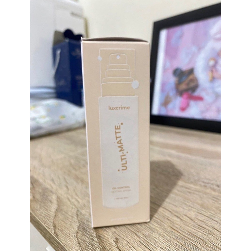 Jual SETTING SPRAY LUXCRIME ULTIMATE OIL CONTROL | Shopee Indonesia