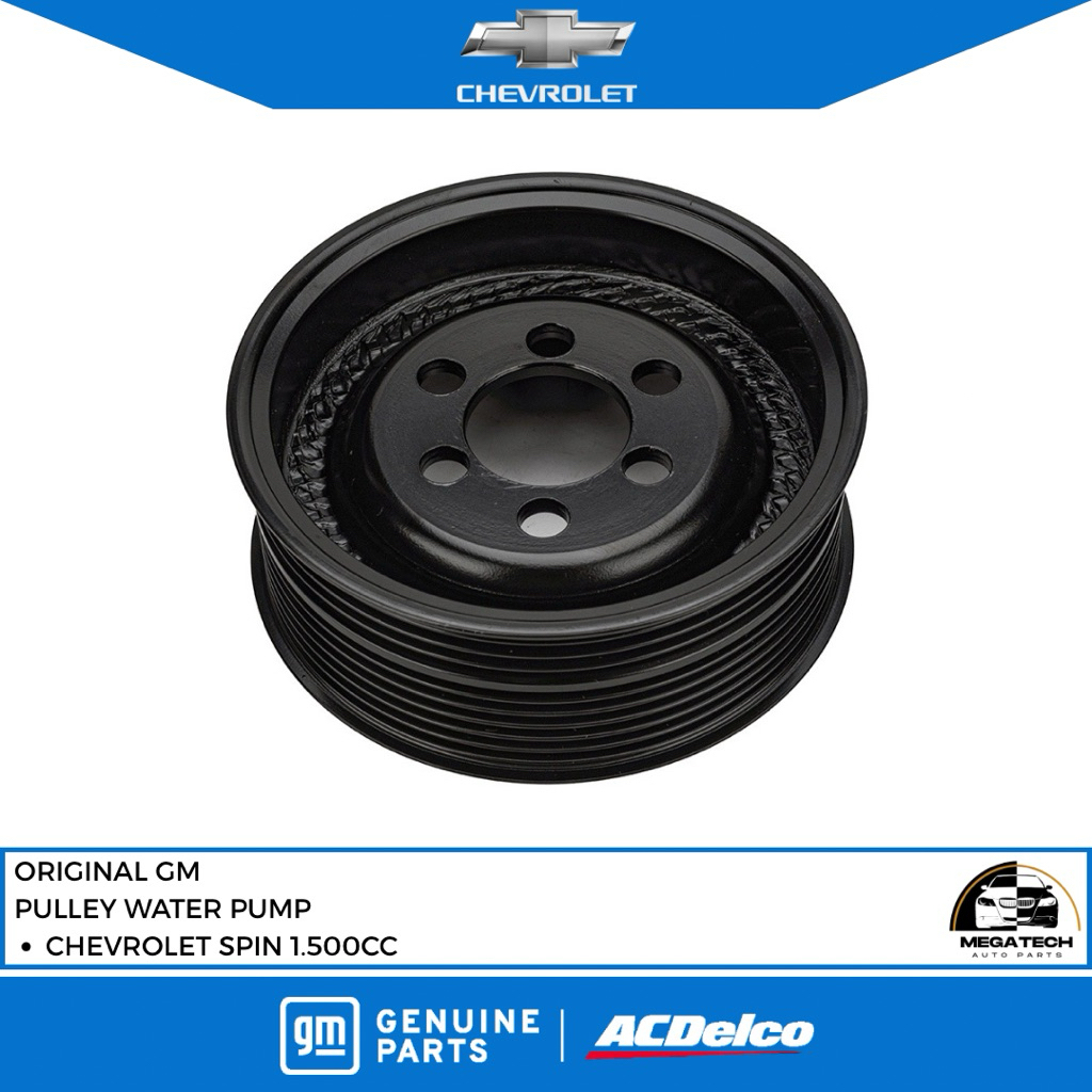 Jual PULLEY WATER PUMP CHEVROLET SPIN 1.500cc ORIGINAL GM | Shopee ...