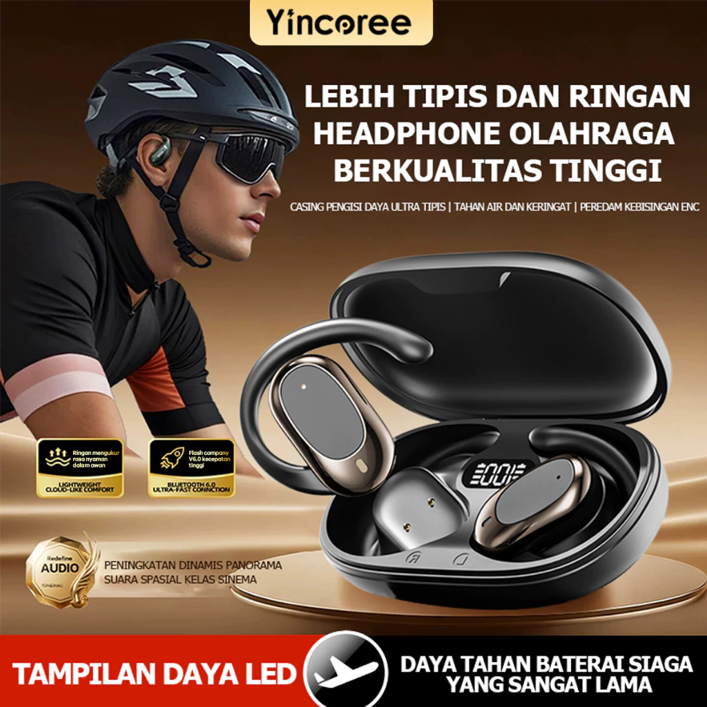 Yincoree B06 TWS Bluetooth V6.0 ANC IPX7 Earbuds