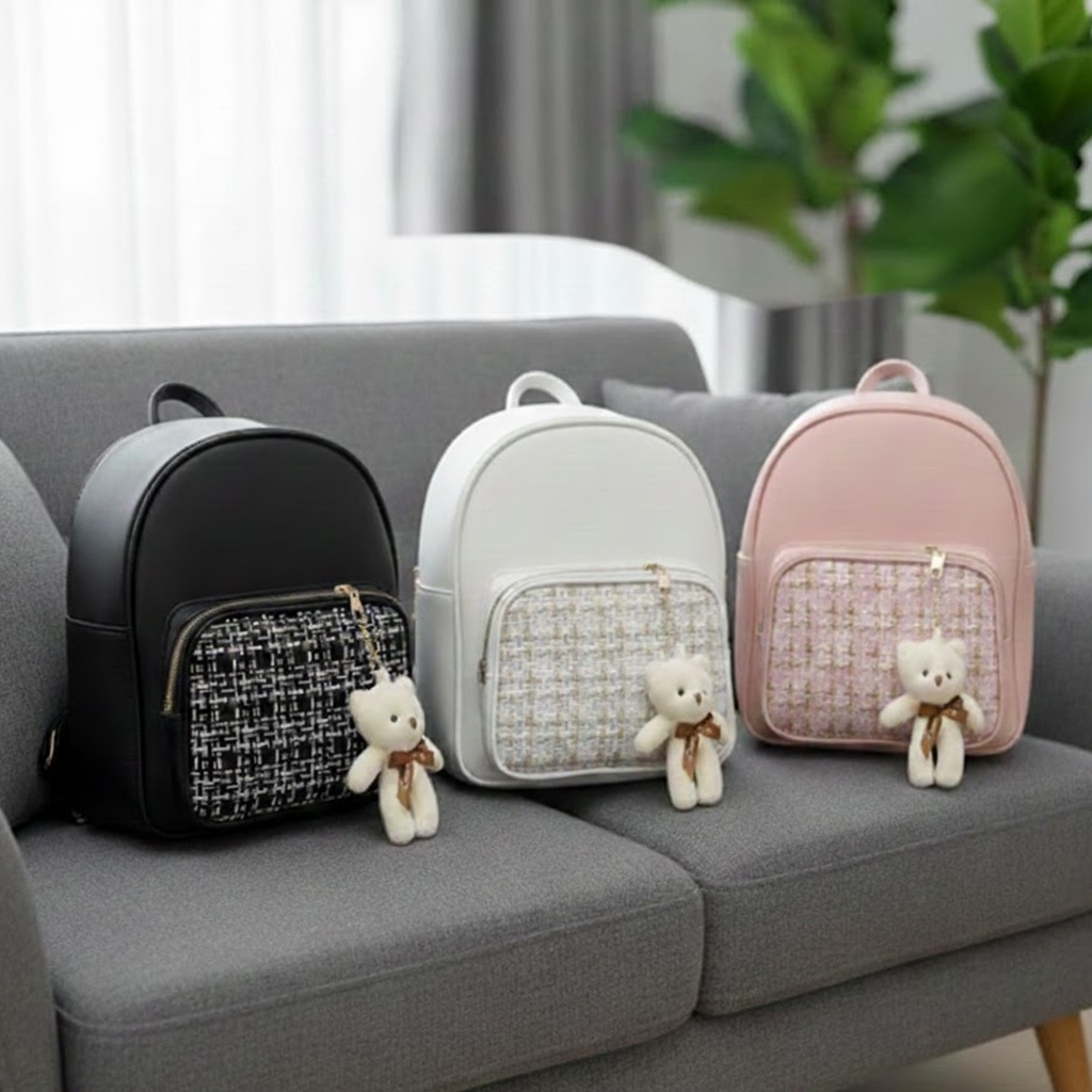 Jual Tas Ransel Mini Korea Style Aesthetic Ransel Terbaru 2025 Free ...