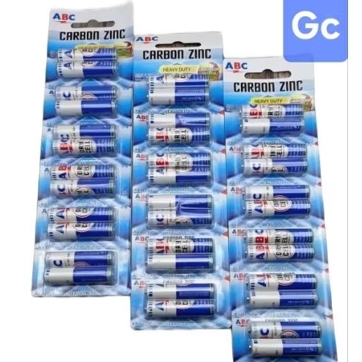 Jual 3 renceng ABC REMOT BIRU batu baterai abc kecil remot tv/ac dll ...