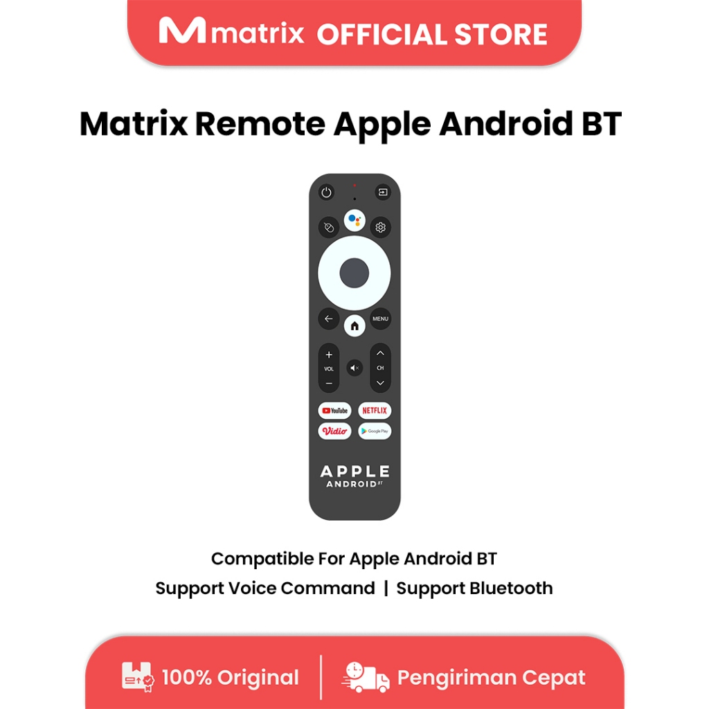 Jual Matrix – Remote Apple Android BT (Bluetooth + Voice Command ...