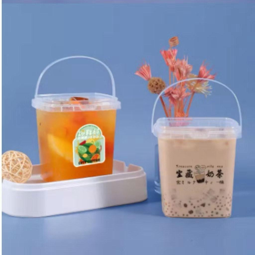 Jual Cup Ember PP Persegi/Kotak 300 ml 500 ml 1000 ml 1Pack/10Pcs ...