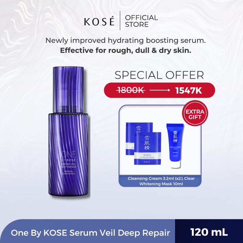 Jual One by KOSE Serum Veil Deep Repair - 120ml | Shopee Indonesia