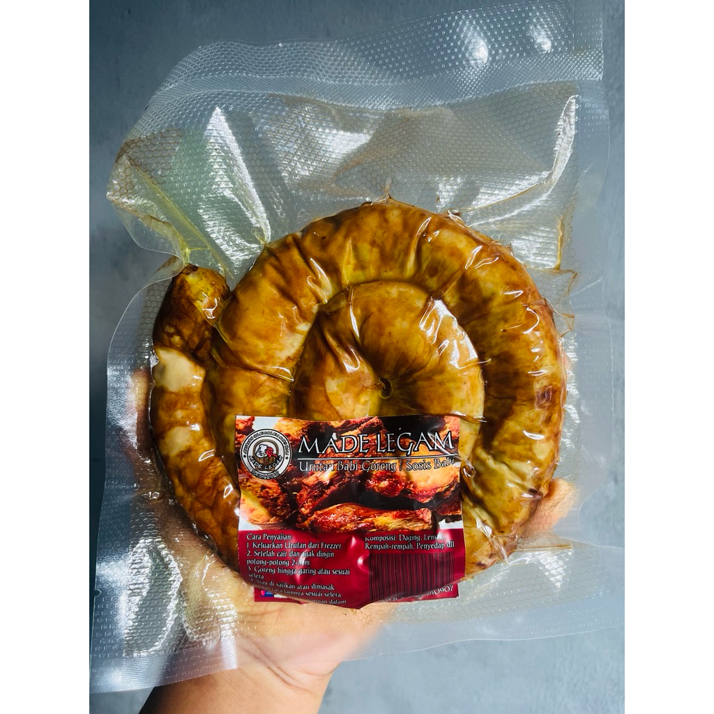 Jual Made Legam Sosis Babi Khas Bali 1/2pack / berat kotor 500grm ...
