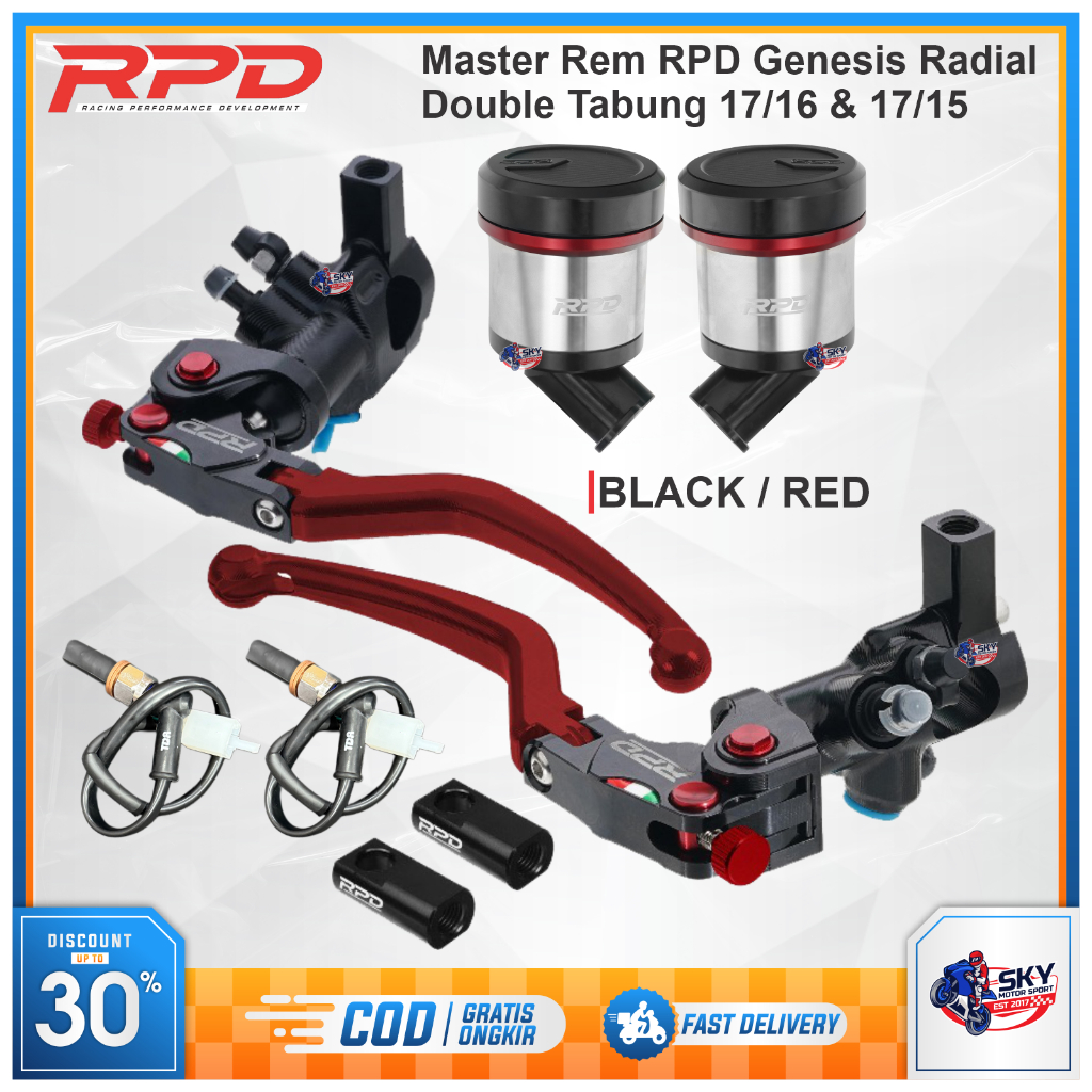 Jual Master Rem RPD Double 17 / 16 / 15 Plus Tabung Nmax Xmax Pcx Adv ...