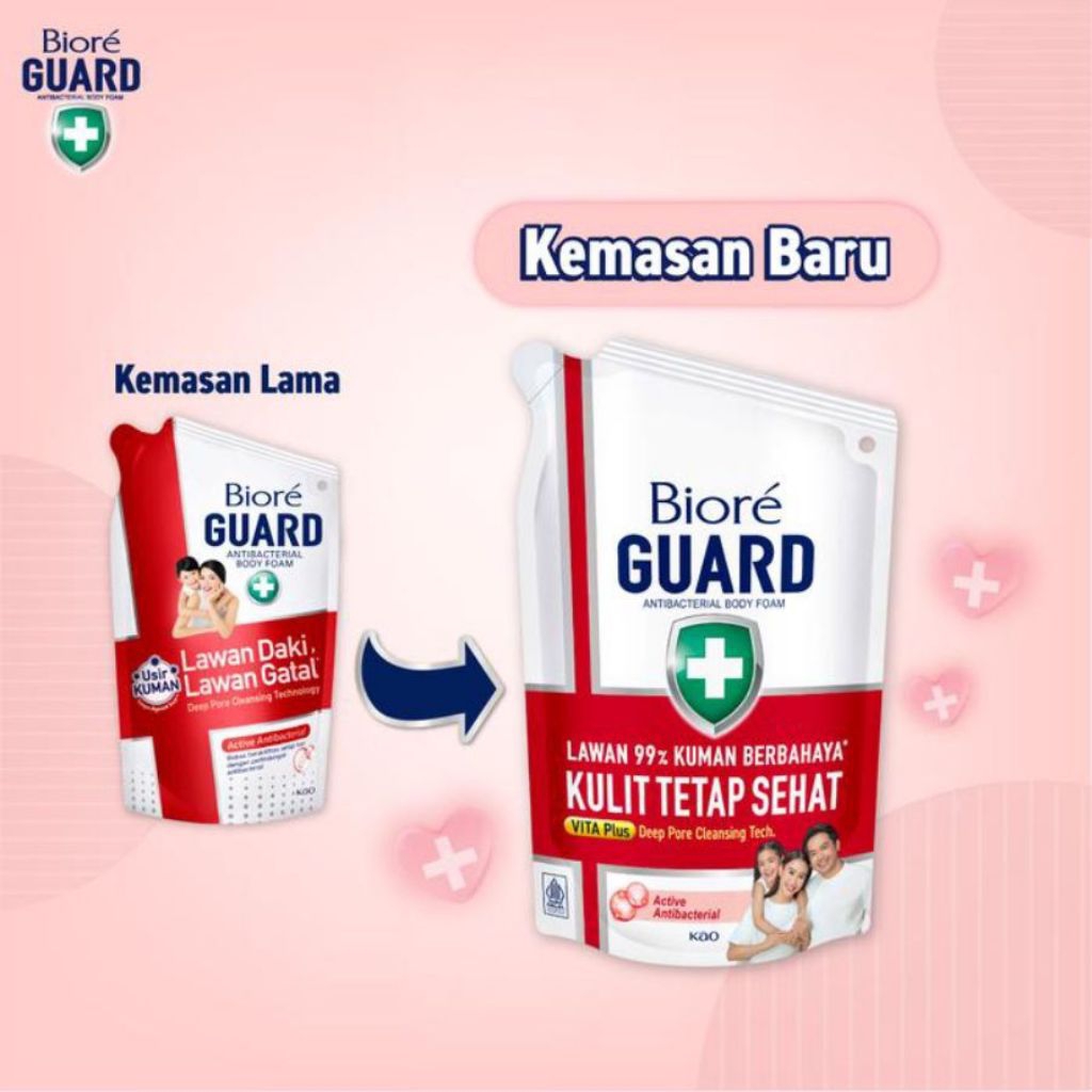 Jual Biore Guard Body Foam Active Antibacterial 800 ML | Shopee Indonesia