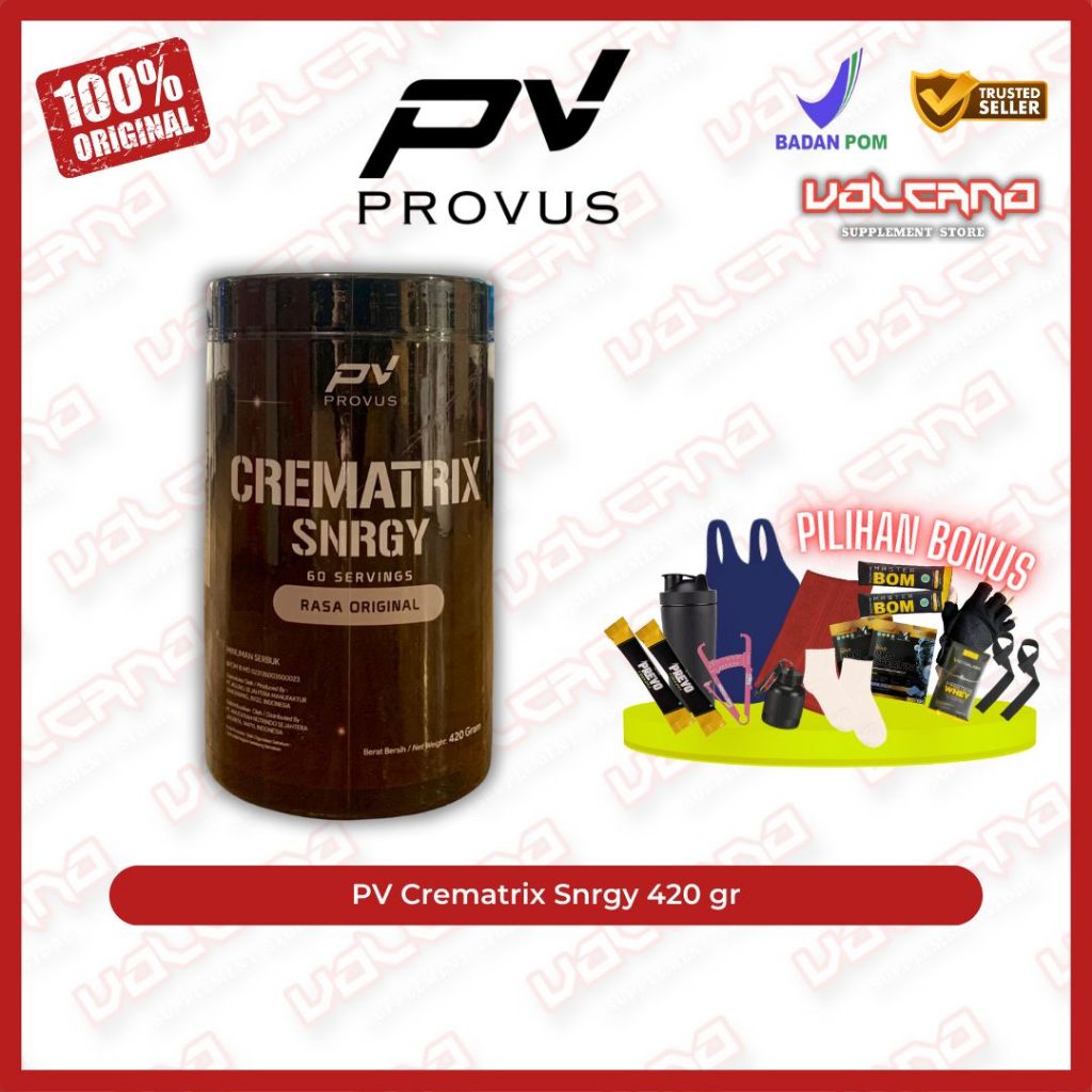 Jual Provus Crematrix SNRGY 420 gr 60 serving PV Cre Matrix Creatine ...
