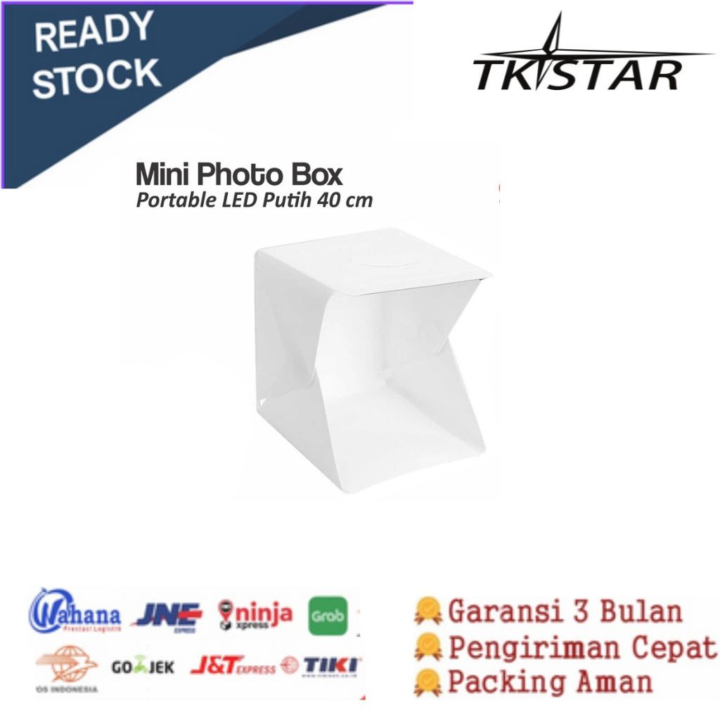 Jual Paket Mini Photo Foto Studio Box Portable 40 cm Light Hitam ...