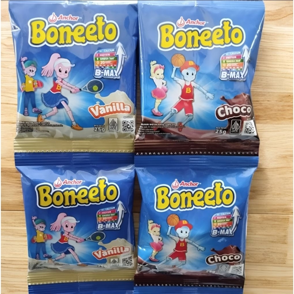 Jual Boneeto Renceng Isi 10 Sachet 25gr Vanila | Shopee Indonesia
