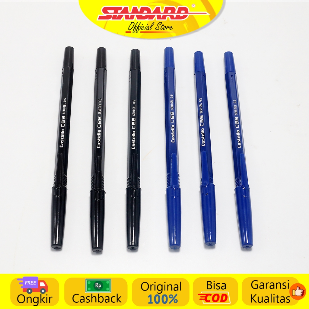 Standard - Pulpen AE7 C88 0.5 ( Alat Tulis / Pen / Ballpoint / Pena ) (9)