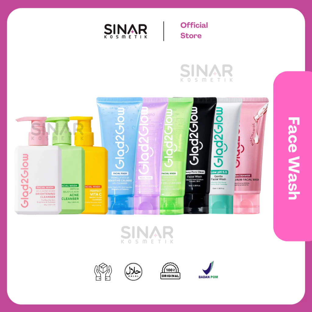 Glad2Glow Face Wash For Sensitive Skin 70ml