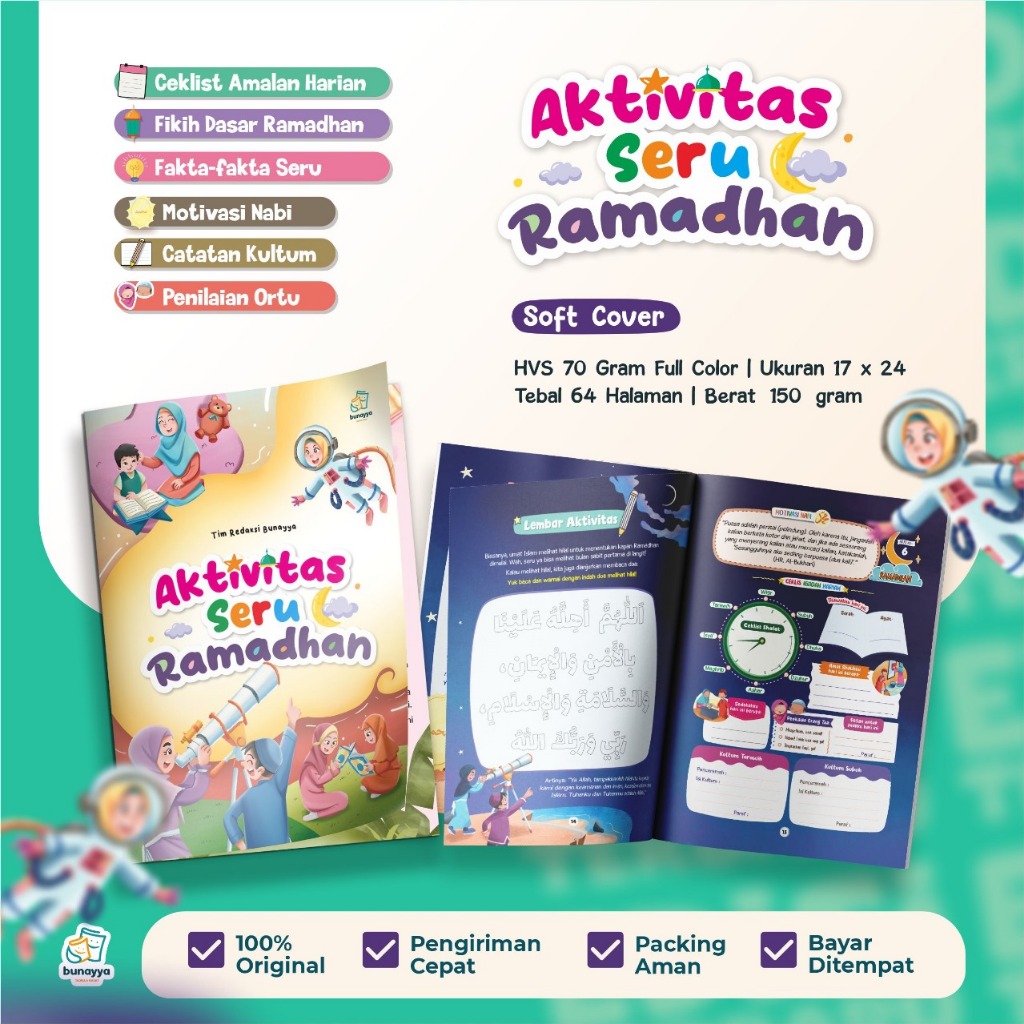 Jual Bunayya - Ramadhan Activity Book 2026 Buku Aktivitas Ramadhan ...