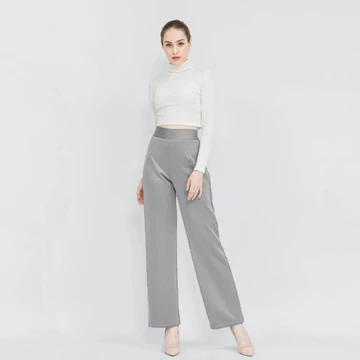 Felicia High Waist Long Kulot By Youniq 7 Warna Ukuran S XL