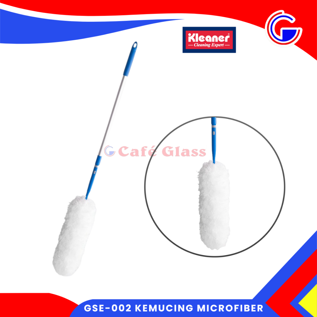 Kemoceng Fleksibel Microfiber Kleaner - Kemucing Lipat - Tongkat Panjang Bisa Dilepas - Gse-002
