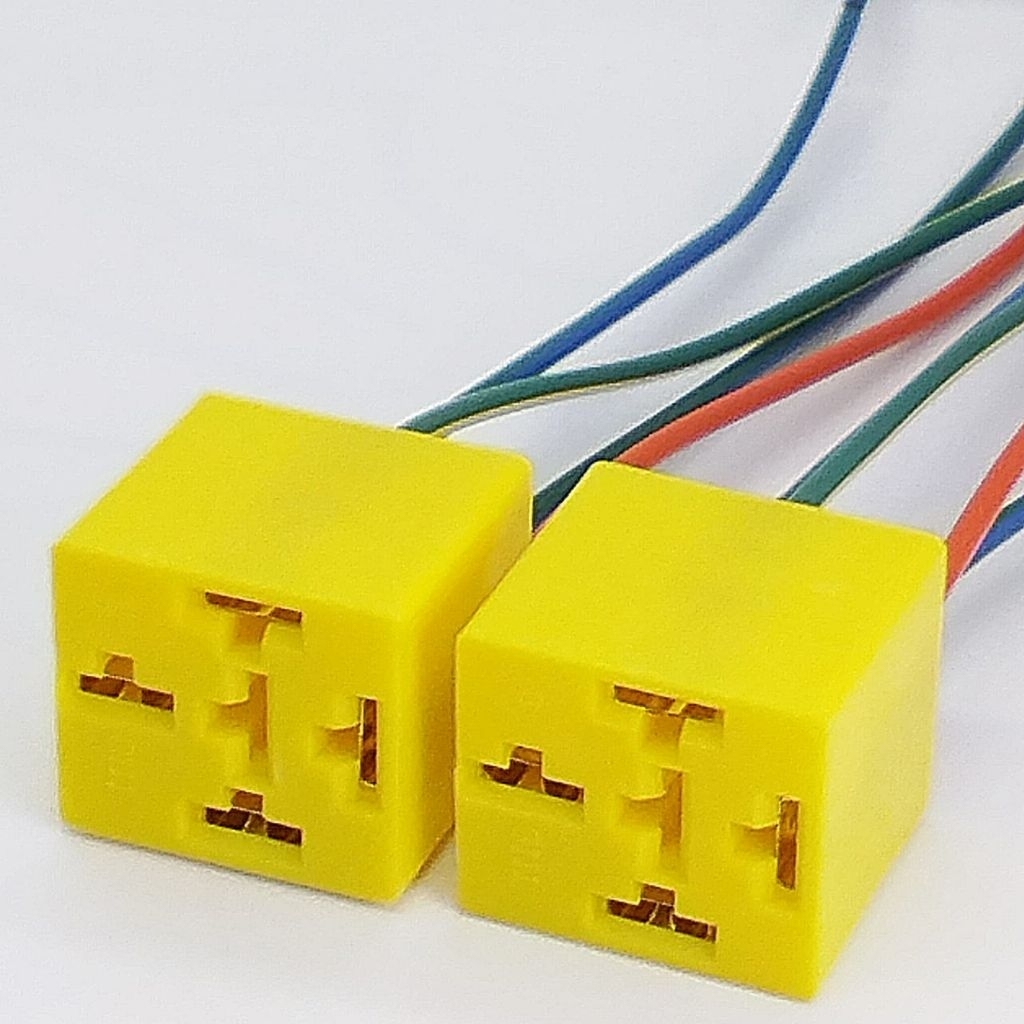 Jual 10 pc Socket Kabel Rumah Relay Kaki 4 Pin RE4P YELLOW / Soket ...