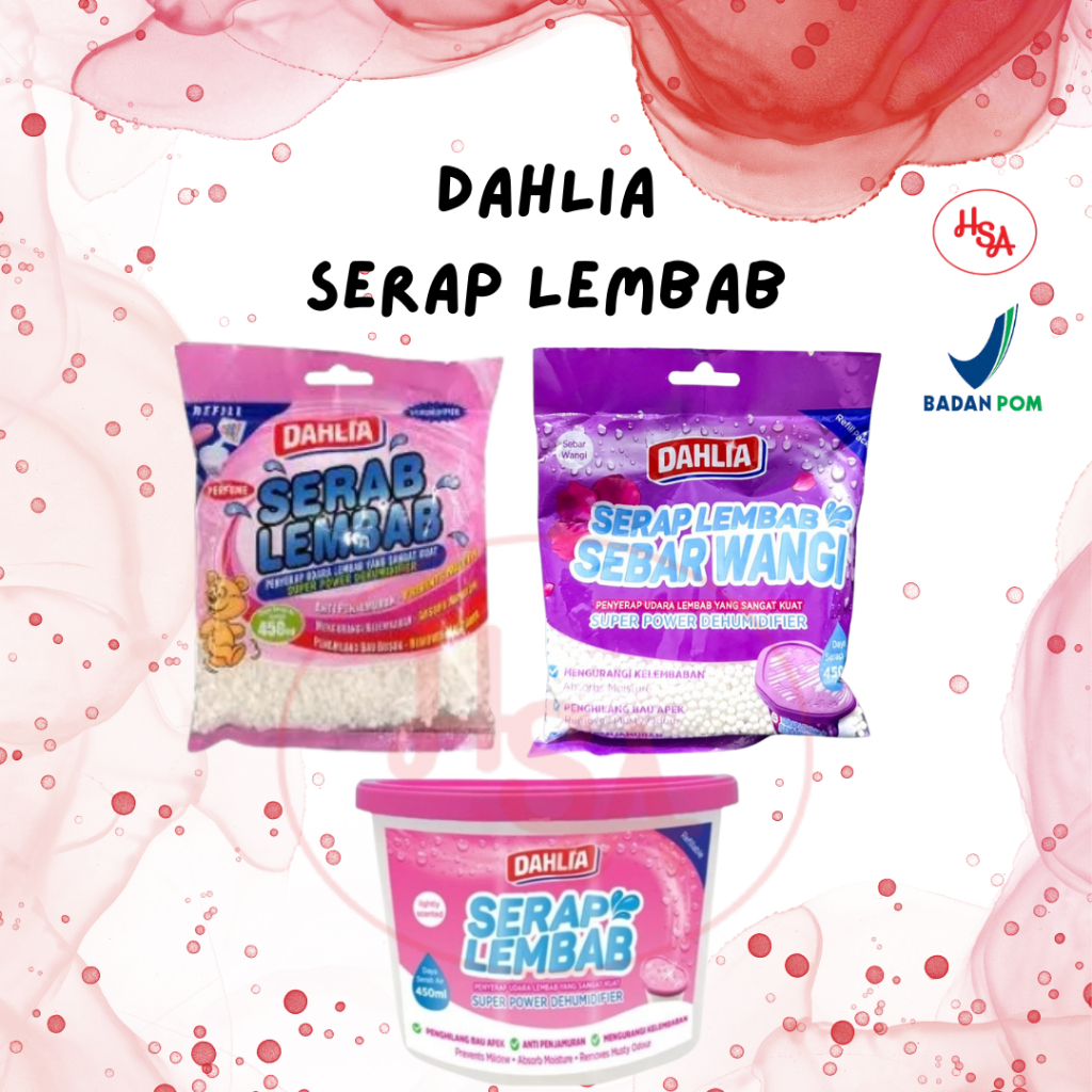 Jual Dahlia Serap Lembab Lightly Scented 250GR / Menyerap Lembab ...