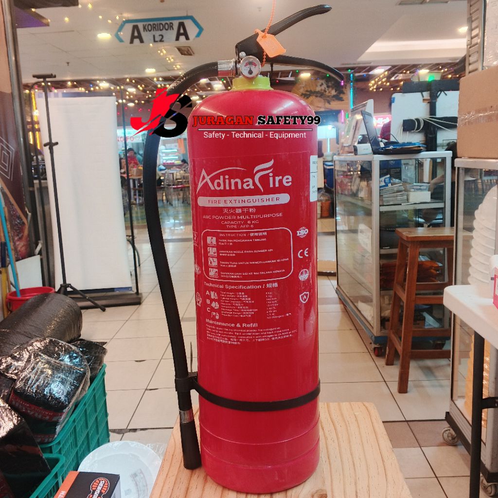 Jual Apar 6kg ABC Dry Powder Alat Pemadam Api 6kg Fire Exthinguisher ...
