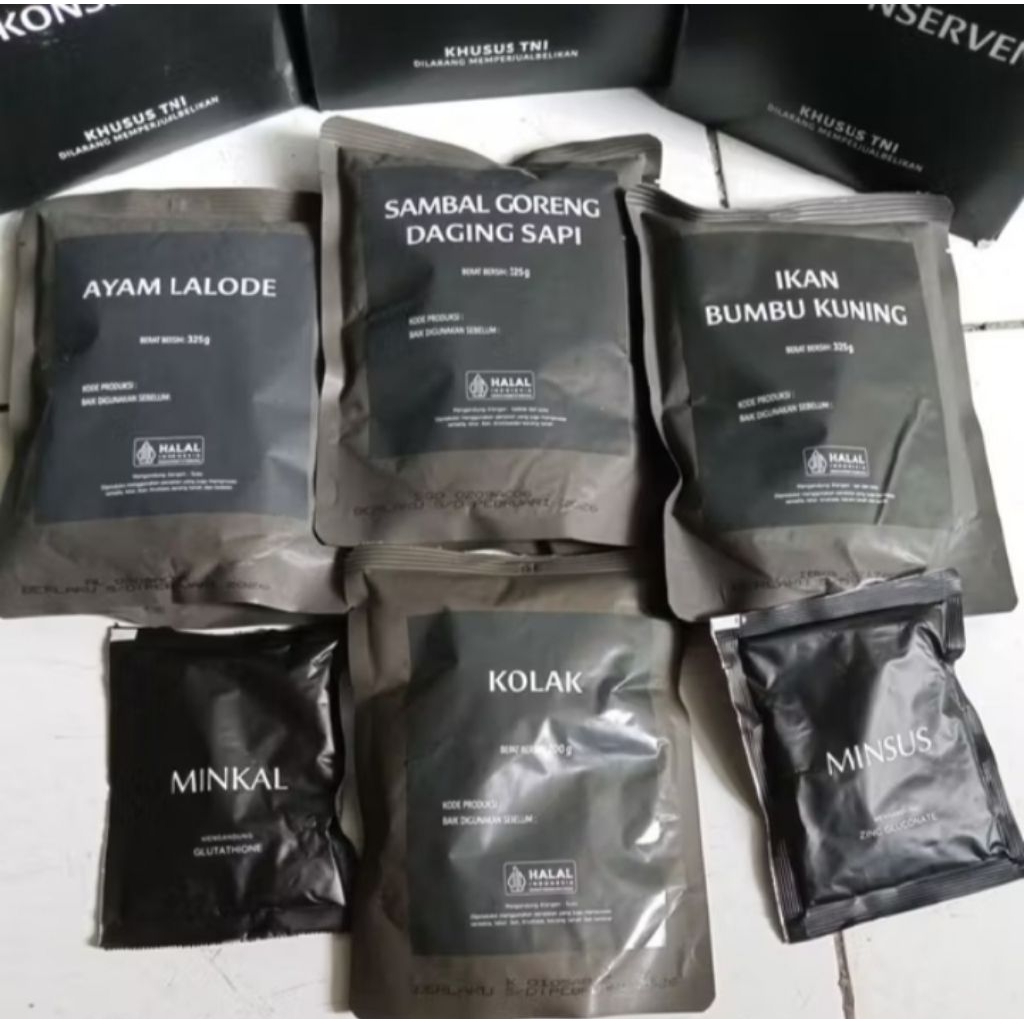 Jual LP KONSERVEN RANSUM LAUK CEPAT SAJI TNI | Shopee Indonesia