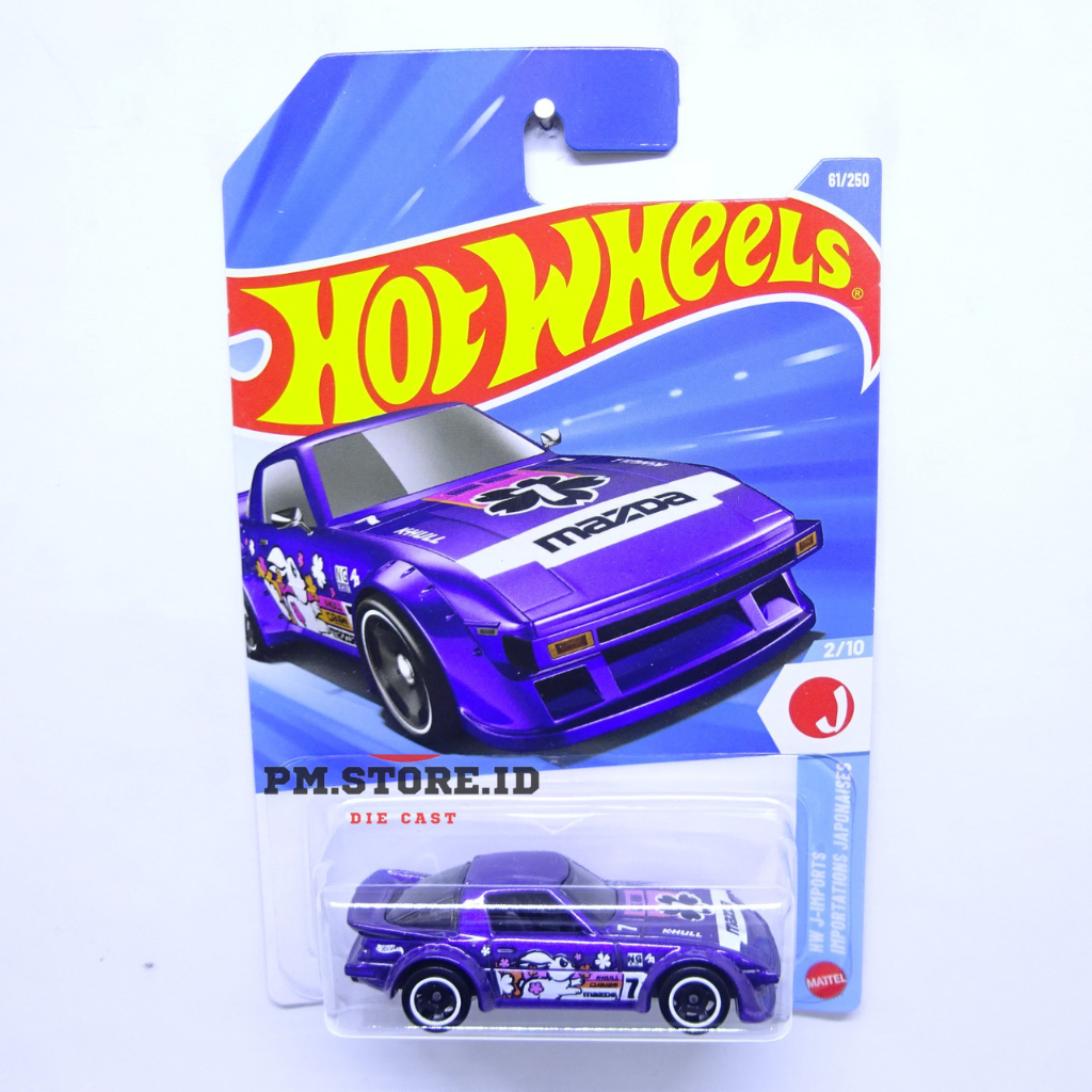 Jual Hot Wheels Mazda Rx-7 Ungu no 7 Original Mattel | Shopee Indonesia