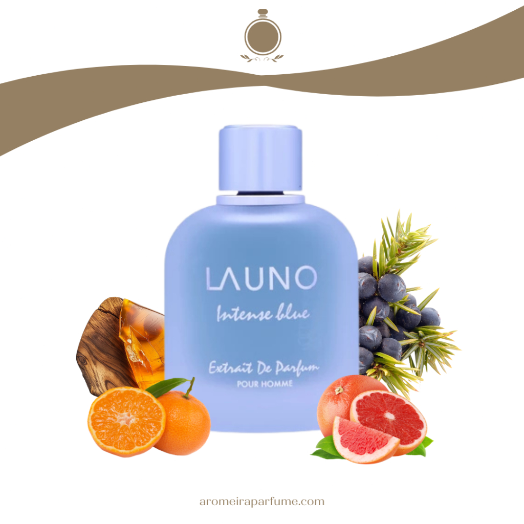 Jual Launo Intense Blue Extrait 100ml Fragrance World Full box Original ...