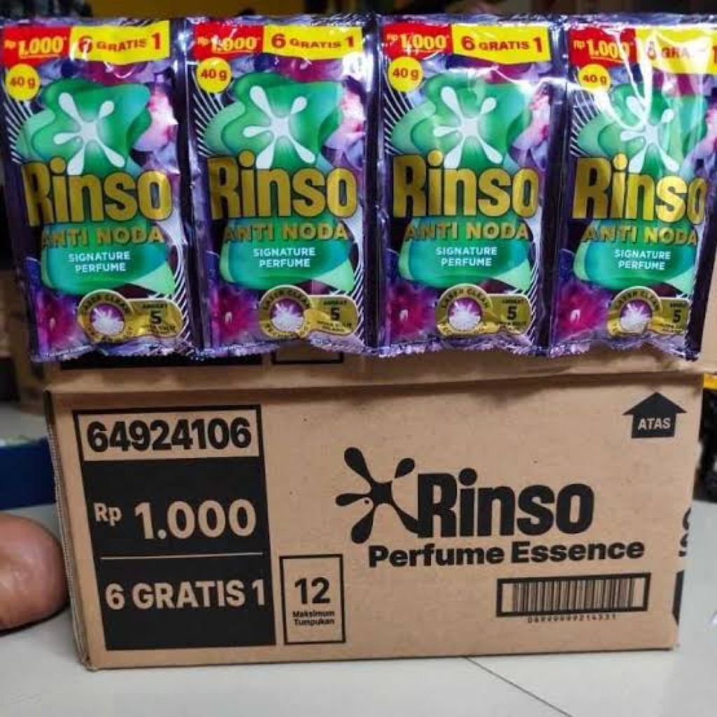 Jual promo 1 karton Rinso isi 104 pcs | Shopee Indonesia