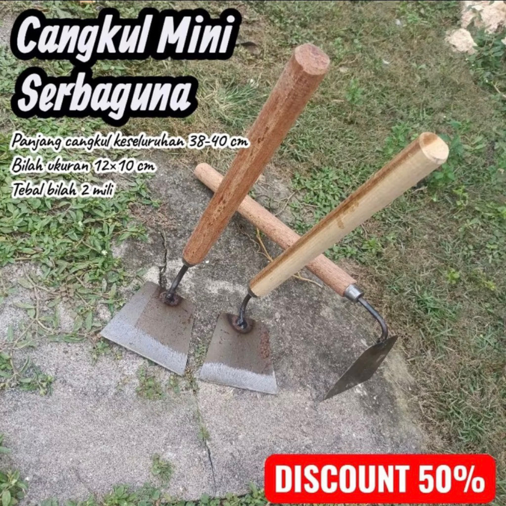 Jual Cangkul Pacul Koret Rumput Kecil Cangkul berkebun mini bilah baja ...