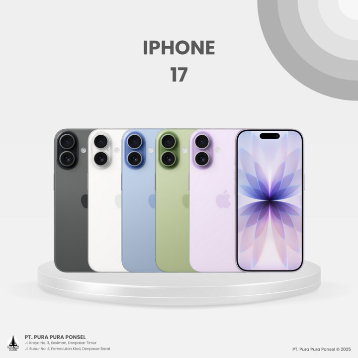 New iPhone 17 Garansi Resmi 1 Tahun Indonesia