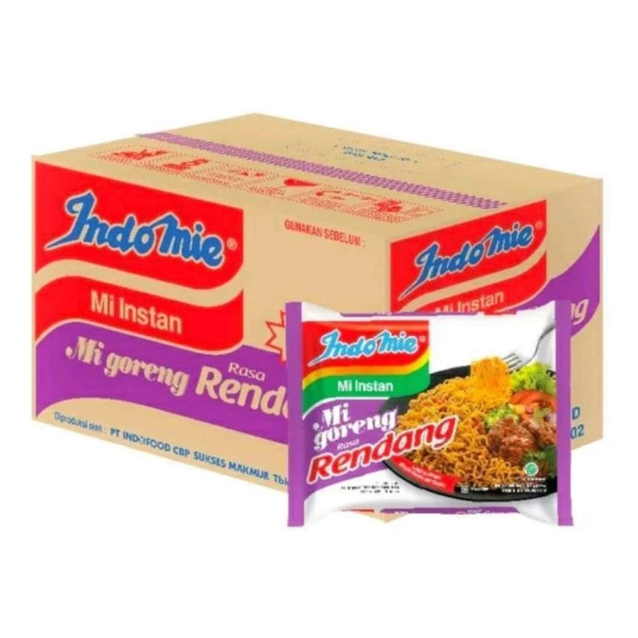 Jual Indomie Mie Instan Goreng Rendang 91 gr (Dus) | Shopee Indonesia