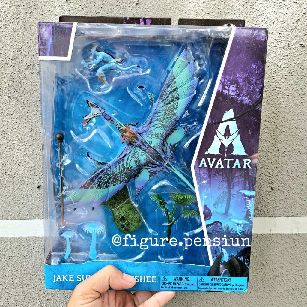 Jual MCFARLANE TOYS AVATAR JAKE SULLY & BANSHEE WORLD OF PANDORA ACTION ...