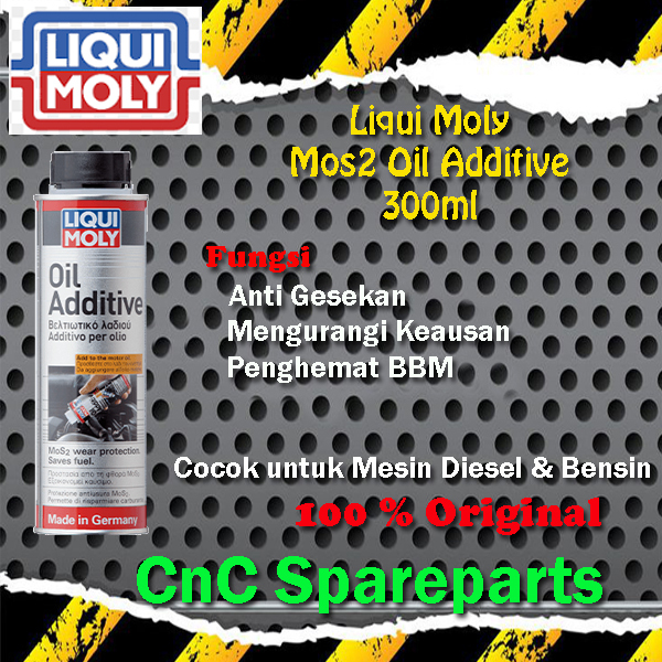 Jual MOS2 Oil Additive Liqui Moly 300 ML - Additive Oli Mobil Anti ...
