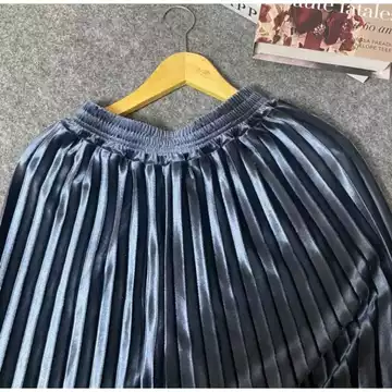 Rok Plisket Bludru Pendek 7 8 Premium Rok Bludru Velvet Premium Bisa