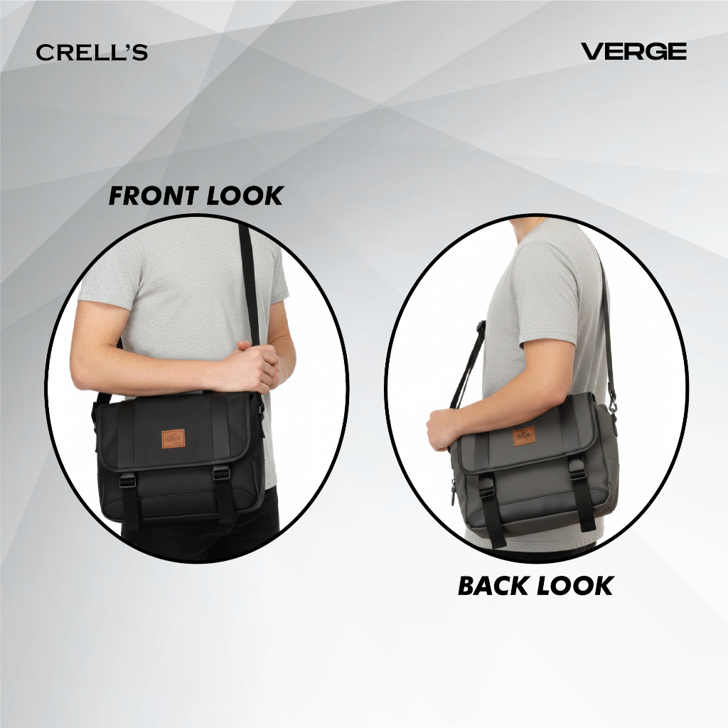 Jual CRELL’S VERGE Sling Bag - Tas Selempang Anti Air Waterproof Tas ...