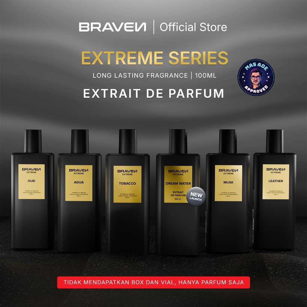 Parfum 100ml Unisex Braven Extreme Beragam Aroma
