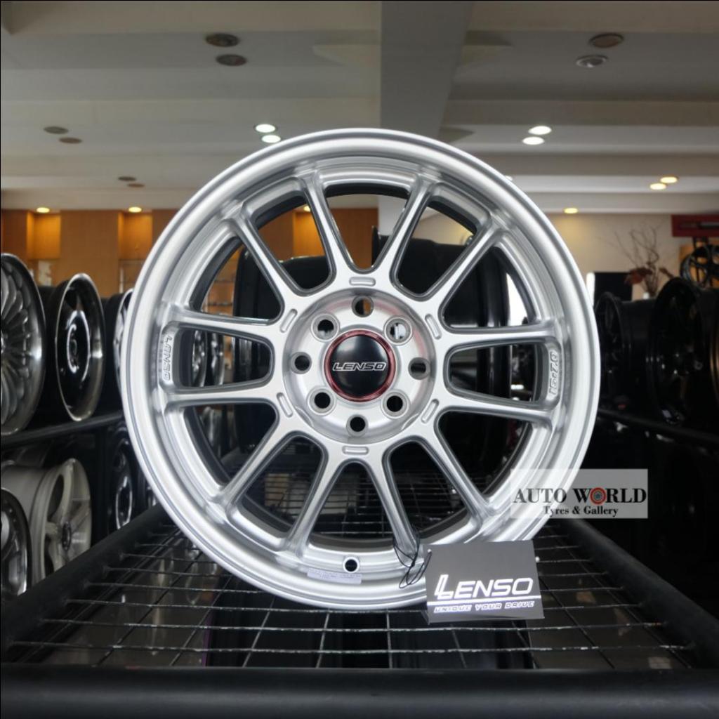 Jual Velg Original Lenso Havoc Ring 16 PCD 4x100 4x114.3 ET 40 Silver ...
