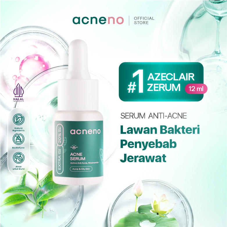 Jual [TERLARIS SERUM AZECLAIR] Serum Perawatan Muka Berjerawat ...
