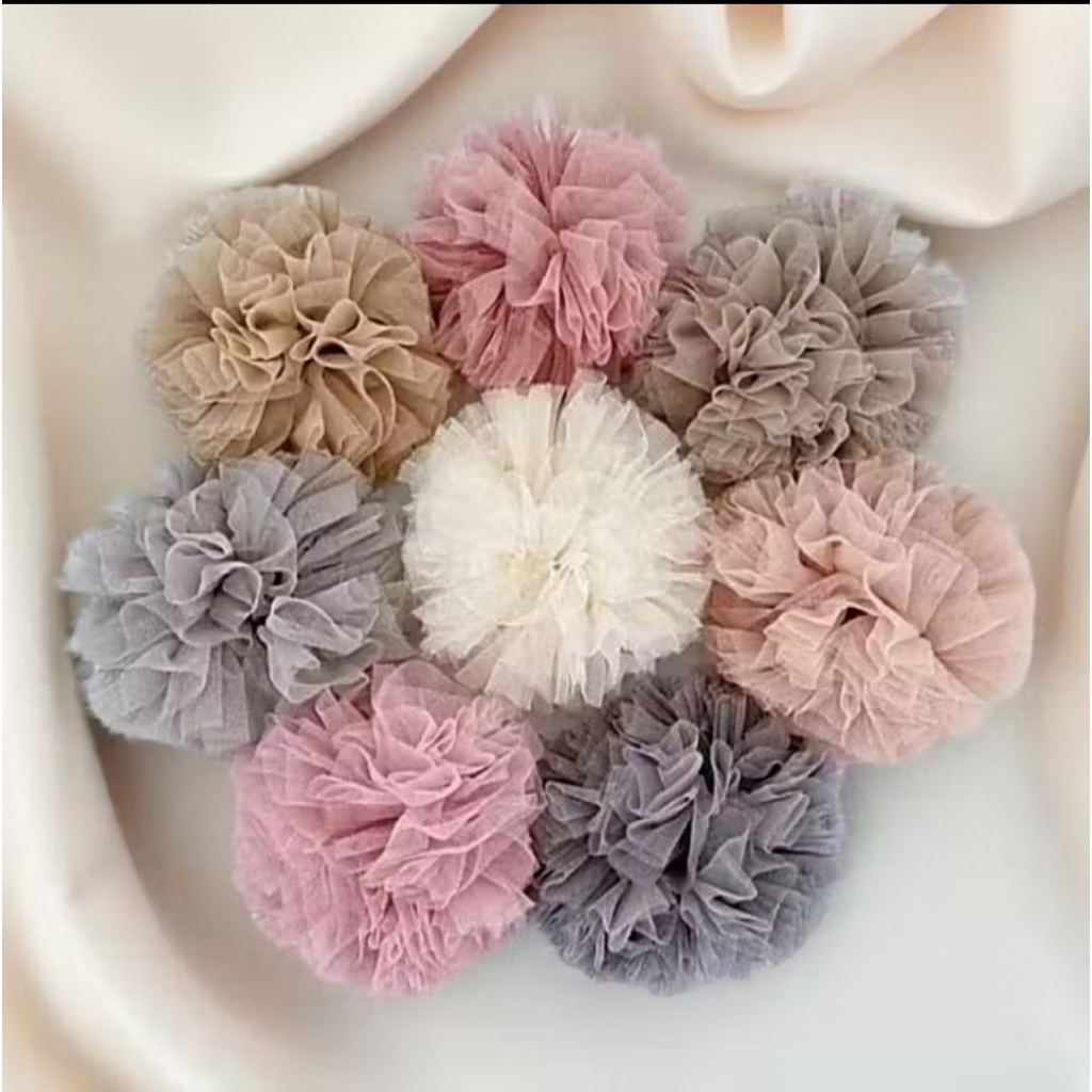 Jual cepolan rambut jumbo Scrunchie ikat rambut | Shopee Indonesia